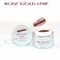 Akzentz Gel Play - Glitz Rose Gold Leaf by The Nail Hub