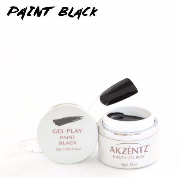 Akzentz Gel Play - Paint Black by The Nail Hub
