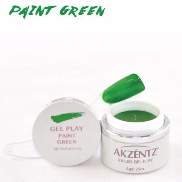 Akzentz Gel Play - Paint Green by The Nail Hub