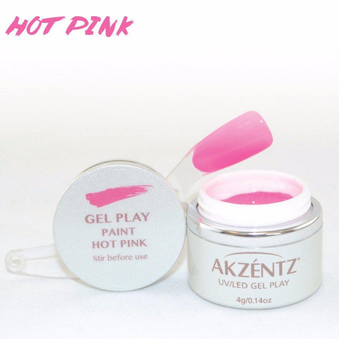 Akzentz Gel Play - Paint Hot Pink by The Nail Hub
