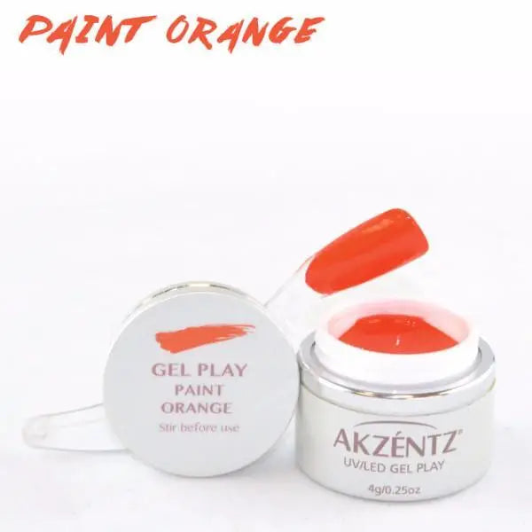 Akzentz Gel Play - Paint Orange by The Nail Hub