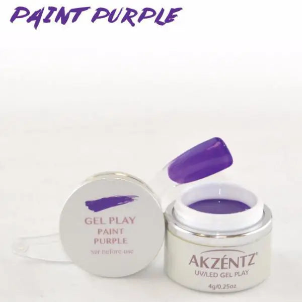 Akzentz Gel Play - Paint Purple by The Nail Hub