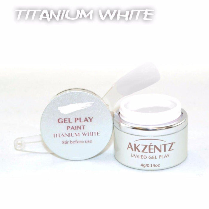 Akzentz Gel Play - Paint Titanium White by The Nail Hub