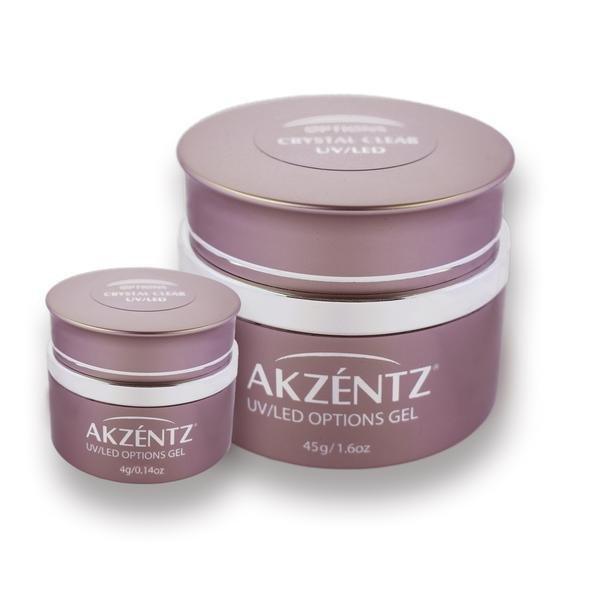 Akzentz Options Soak-Off Gel - Crystal Clear 45g by The Nail Hub