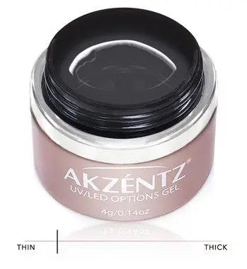Akzentz Options Soak-Off Gel - Crystal Clear 4g Jar by The Nail Hub