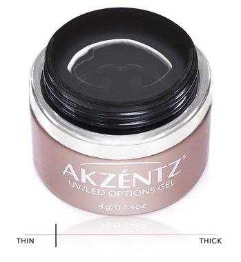 Akzentz Options Soak-Off Gel - Crystal Clear 4g Jar by The Nail Hub