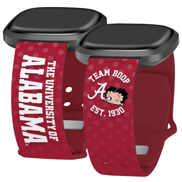 Alabama Crimson Tide X Betty Boop HD Fitbit Versa 3 & Sense Watch Band by Affinity Bands