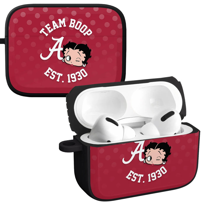 Alabama Crimson Tide X Betty Boop HDX Apple AirPods Pro 1 & 2 Case Cover by Affinity Bands