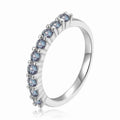 Alexandrite Eternity Ring by Fine Color Jewels