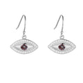 Alexandrite Evil Eye Earrings by Fine Color Jewels