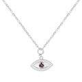 Alexandrite Evil Eye Necklace by Fine Color Jewels