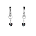 Alexandrite Heart Earrings by Fine Color Jewels