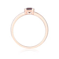 Alexandrite Square Solitaire Ring by Fine Color Jewels
