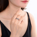 Alexandrite Three Stone Ring by Fine Color Jewels