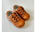 Alfie Lace-up Dress Shoe for Kids, Wide Toe Box by ozznekshoes