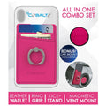All-in-One Ring Grip Wallet and Magnetic Airvent Mount Combo Pack by DailySale