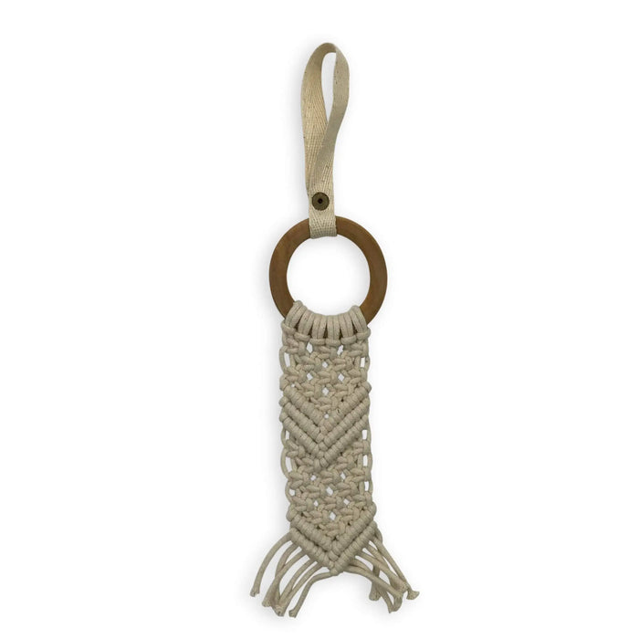 all-in-one toy | macrame chevron by Finn + Emma