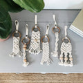 all-in-one toy | macrame mesh & bead by Finn + Emma