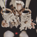 all-in-one toy | macrame mesh & bead by Finn + Emma