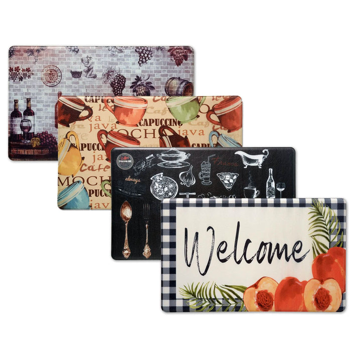 Bibb Home 1-2 Pack Anti Fatigue Cushioned Kitchen Mats by DailySale