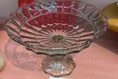 All'Origine Glass Cake Serving Stand, Clear by Price Is Right Miami