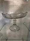 All'Origine Glass Cake Serving Stand, Gray