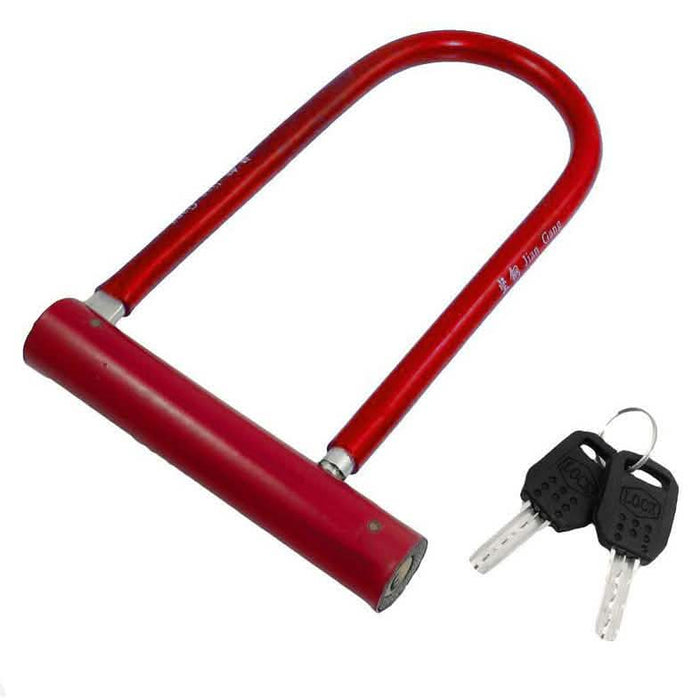 Alloy U Lock with Two Keys by DailySale