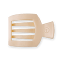 Almond Beige Large Flat Square Hair Clip by TELETIES