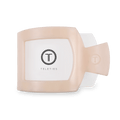 Almond Beige Large Flat Square Hair Clip by TELETIES