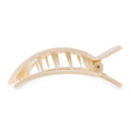 Almond Beige Large Flat Square Hair Clip by TELETIES