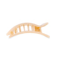 Almond Beige Medium Flat Rectangle Hair Clip by TELETIES