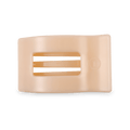 Almond Beige Medium Flat Rectangle Hair Clip by TELETIES