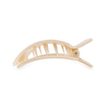 Almond Beige Medium Flat Square Hair Clip by TELETIES