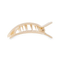 Almond Beige Medium Flat Square Hair Clip by TELETIES