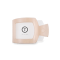 Almond Beige Small Flat Square Hair Clip by TELETIES