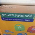 Alphabet Learning Lock Toy Set - Educational Game by Price Is Right Miami