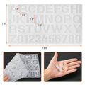 Alphabet Number Silicone Set DIY Casting Mold Jewelry Making Craft by DailySale