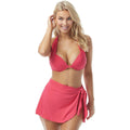 Contours Womens Contours Cameo Underwire Halter Bikini Top by Vanessa Jane