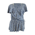 Lauren Ralph Lauren Womens Floral Jersey Surplice Top, Size XXL by Vanessa Jane
