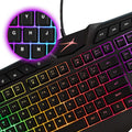 Altec Lansing - M180 Membrane RGB Gaming Keyboard - Multi-Color by DailySale