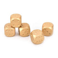 Aluminum Alloy Table Game Poker Games Dices Set with Storage Box by DailySale