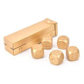 Aluminum Alloy Table Game Poker Games Dices Set with Storage Box by DailySale