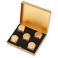 Aluminum Alloy Table Game Poker Games Dices Set with Storage Box by DailySale