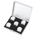 Aluminum Alloy Table Game Poker Games Dices Set with Storage Box by DailySale