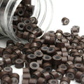VIP Aluminum Silicone Micro Rings Style ''D'' Hair Extension - Choose Size