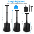 Aluminum Snow Shovel Portable Lightweight Camping Garden Beach Shovel by DailySale