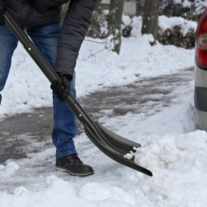 Aluminum Snow Shovel Portable Lightweight Camping Garden Beach Shovel by DailySale