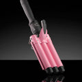 Alure Three Barrel Curling Iron Wand with LCD Temperature Display by DailySale