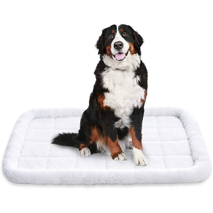 Amazon Basics Faux Sherpa Padded Bolster Pet Bed by DailySale