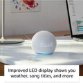 Amazon Echo Dot (5th Gen) with Clock (Refurbished) by DailySale